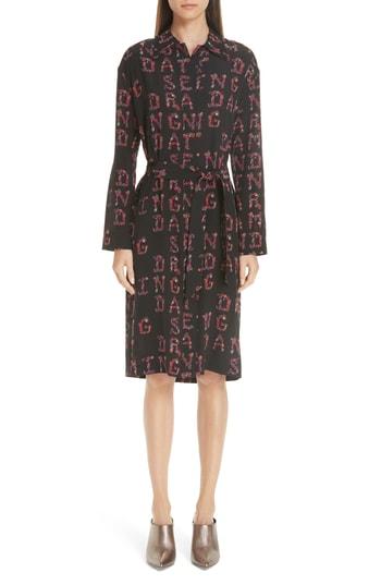 Women's Etro Dancing Print Silk Dress