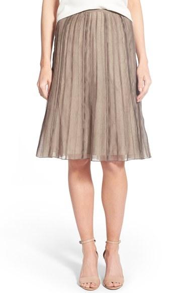 Women's Nic+zoe 'batiste Flirt' Skirt - Beige