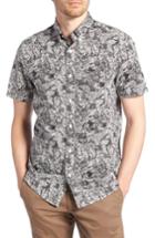 Men's 1901 Trim Fit Print Sport Shirt - Beige