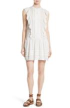 Women's La Vie Rebecca Taylor Draped Ruffle Dress - Ivory