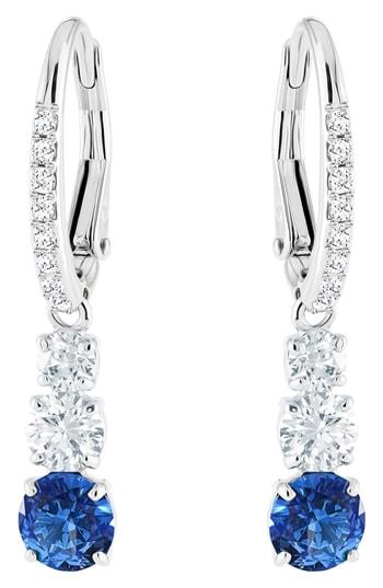 Women's Swarovski Attract Trilogy Drop Earrings