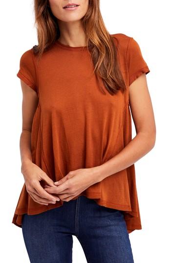 Women's Free People It's Yours Tee - Brown