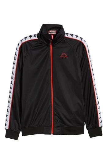 Men's Kappa Anniston Slim Fit Knit Track Jacket, Size - Black