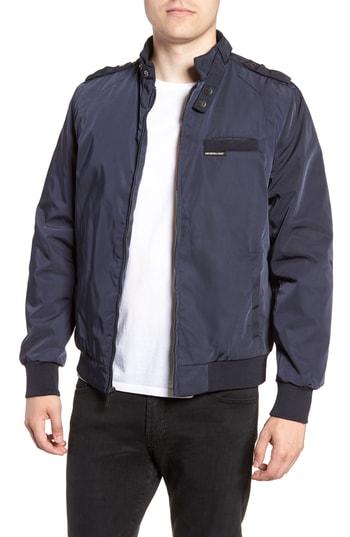 Men's Members Only Iconic Racer Jacket - Blue