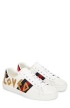 Men's Gucci New Ace Embroidered Sneaker Us / 16uk - White