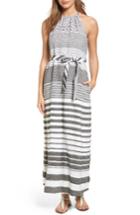 Women's Tommy Bahama Opa Stripe Linen Halter Maxi Dress