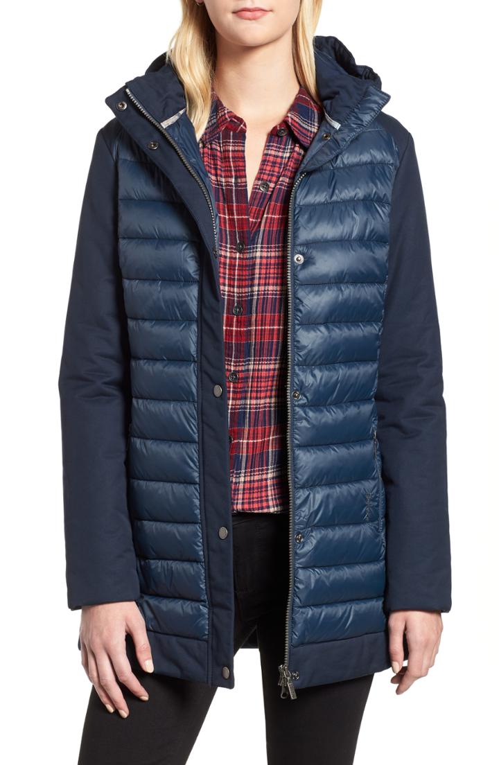 Women's Barbour Leven Quilted Jacket Us / 10 Uk - Blue