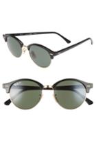 Men's Ray-ban Clubround 51mm Polarized Sunglasses - Black/ Green