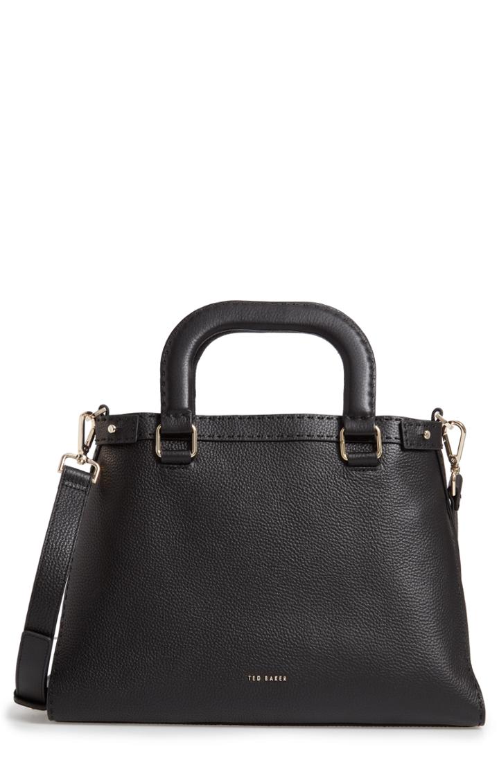 Ted Baker London Daiisyy Leather Tote - Black