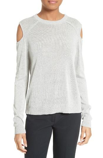 Women's Milly Cold Shoulder Pullover - Grey