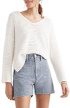 Women's Madewell Breezeway Pullover Sweater, Size - White