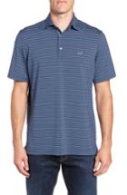 Men's Vineyard Vines Four Color Feeder Stripe Polo - Blue