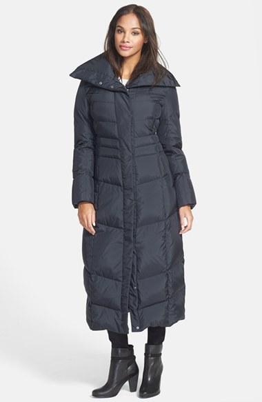 Women's Cole Haan Long Down & Feather Fill Coat