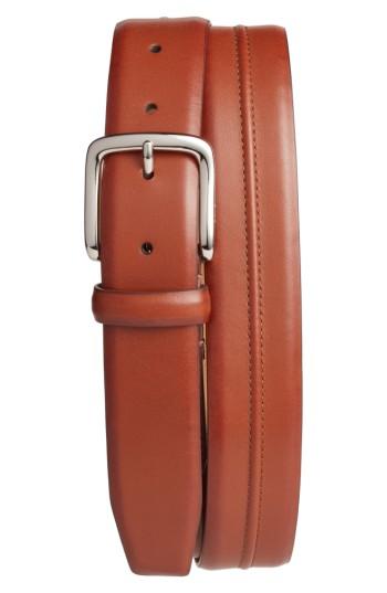 Men's Cole Haan Pinched Seam Leather Belt - Woodbury