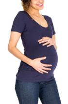 Women's Nom Maternity 'tate' Stripe Maternity Top - Blue