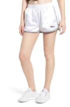 Women's Fila Serena Satin Track Shorts - White