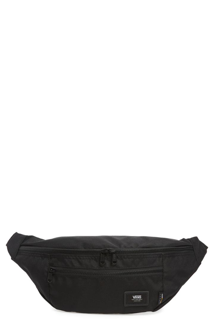Men's Vans Ward Water Repellent Waist Pack - Black