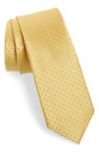 Men's 1901 Newport Dot Silk Tie, Size - Yellow