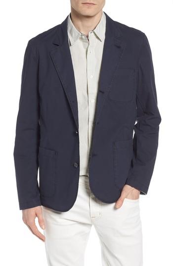 Men's Ag Shane Regular Fit Stretch Cotton Blazer - Black