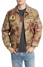 Men's Alpha Industries Cwo 45/p Storm Cruise Jacket - Brown