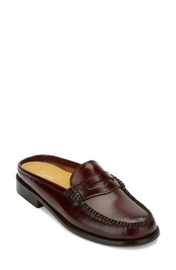 Women's G.h. Bass & Co. Wynn Loafer Mule .5 M - Brown