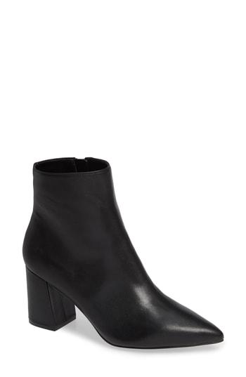 Women's Black Suede Studio Karolina Bootie M - Black