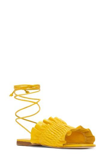Women's Mercedes Castillo Alesandra Sandal M - Yellow