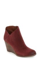 Women's Lucky Brand 'yakeena' Zip Wedge Bootie