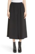 Women's Acne Studios Misela Wide Leg Crop Twill Pants Us / 40 Eu - Black