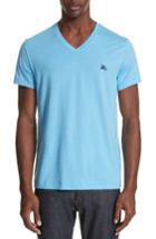 Men's Burberry Jadford V-neck T-shirt - Blue