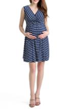 Women's Kimi And Kai Nora Stripe Maternity Dress