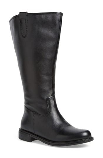 Women's David Tate 'best' Calfskin Leather & Suede Boot W - Black