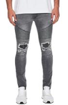 Men's Nxp Combination Moto Skinny Moto Jeans - Grey