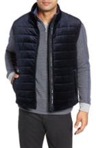 Men's Robert Graham Guiffery Classic Fit Quilted Vest, Size - Blue