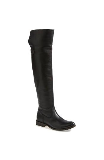 Women's Frye 'shirley' Over The Knee Boot M - Black