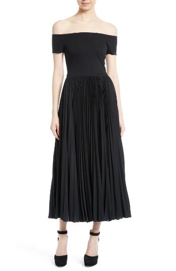 Women's Alice + Olivia Ilana Off The Shoulder Maxi Dress