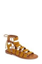 Women's Frye Blair Ghillie Sandal .5 M - Yellow