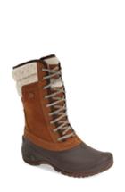Women's The North Face Shellista Waterproof Insulated Snow Boot .5 M - Brown