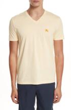 Men's Burberry Lindon Cotton T-shirt, Size - Yellow