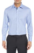 Men's English Laundry Regular Fit Plaid Dress Shirt .5 - 32/33 - Blue