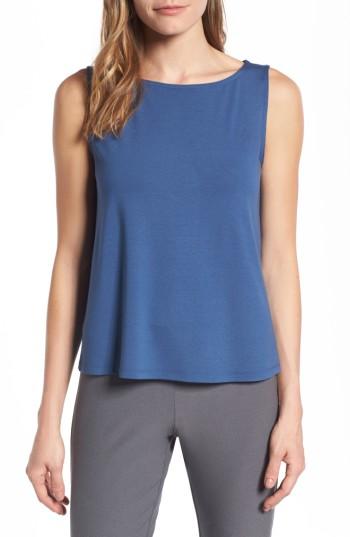 Women's Eileen Fisher Jersey Shell - Blue