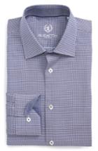Men's Bugatchi Trim Fit Houndstooth Dress Shirt .5 - Purple
