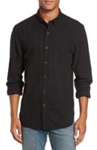 Men's Nifty Genius Tuman Windowpane Sport Shirt - Black