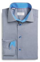 Men's Eton Contemporary Fit Dress Shirt - Blue
