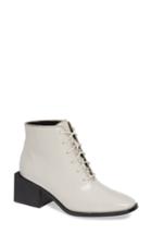 Women's Jeffrey Campbell Talcott-3 Lace-up Bootie M - Ivory