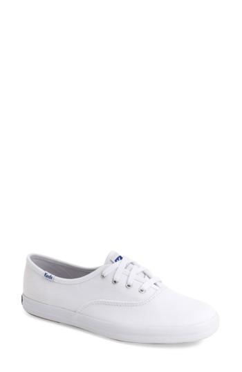 Women's Keds 'champion' Canvas Sneaker .5 Xw - White