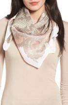 Women's Echo Camden Lace Square Silk Scarf, Size - Grey