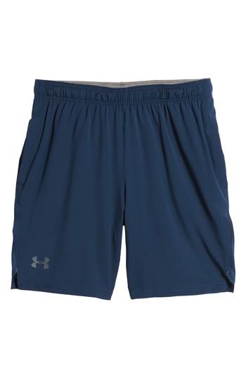 Men's Under Armour Fit Cage Shorts, Size Large - Blue