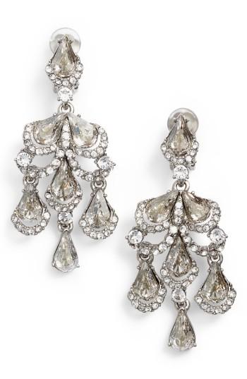 Women's Oscar De La Renta Clip Chandelier Earrings