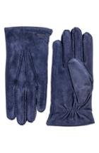Men's Hestra 'arthur' Suede Gloves - Blue